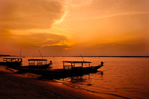 Chilika Lake with migratory birds